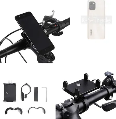 Produktbild von K-S-Trade Handyhalterung für das Fahrrad kompatibel mit UMIDIGI Power 7 Halter Lenkstange Fahrradhalterung Motorrad Bike Mount Befestigung Smartphone