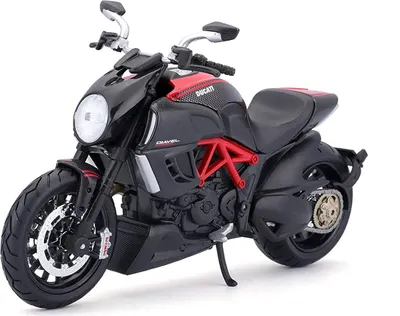 Produktbild von Maisto 5-11023 - Modellmotorrad - Ducati Diavel Carbon (schwarz-rot, Maßstab 1:12)