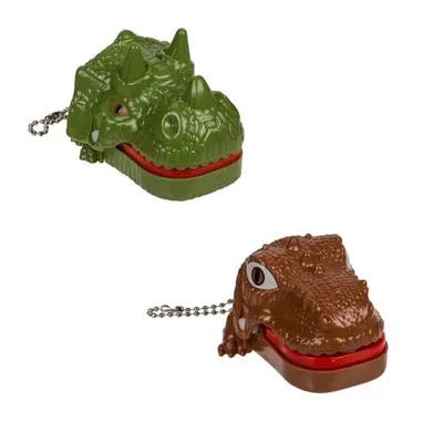 Produktbild von Beißender Dino oder Drache Schlüsselanhänger in zufälliger Variante