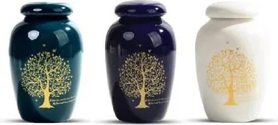 Obrázek produktu pro Luxe Mini pohřební urna 50 ml - Mini urna pro zvířata a lidi - Zelená esovitá urna na vzpomínky