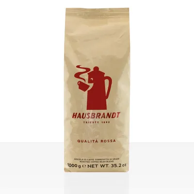 Produktbild von Hausbrandt Qualita Rossa Espresso 6 x 1kg Kaffeebohnen