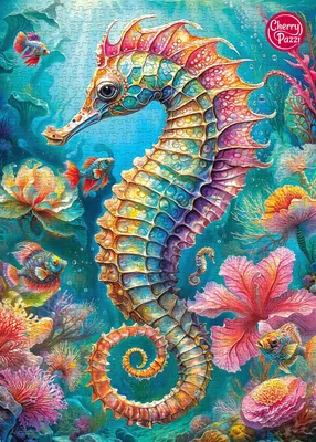 Produktbild von CHERRY PAZZI Puzzle Seepferdchen 1000 Teile