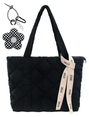 Immagine prodotto di Omgoods - Borsa a tracolla in nylon, grande, con chiusura a zip, ideale per l'uso quotidiano