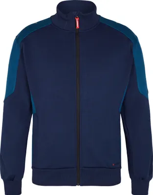 Produktbild von F. Engel Galaxy Sweatcardigan mit Kragen, Blue Ink/Dark Petrol, Gr. 4XL