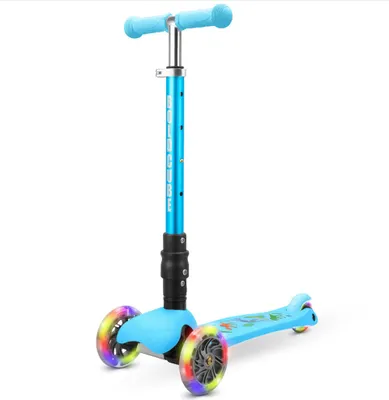 Produktbild von BOLDCUBE Teeny FOLD Dreirad-Scooter - Dinosaurierblau