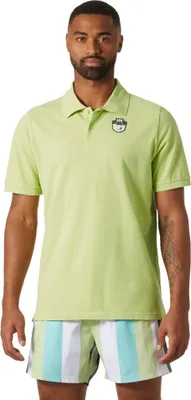 Obrázek produktu pro Helly Hansen Marstrand Polo tričko s krátkým rukávem, žluté, velikost M, pánské, žluté, velikost M