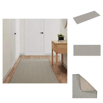 Immagine prodotto di vidaXL Tappeto a correre sisal look taupe 80x200 cm - Tappeti