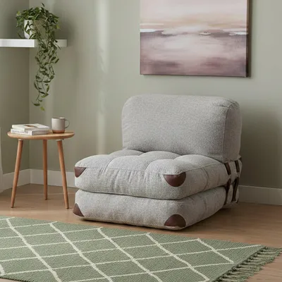 Immagine prodotto di Surigae - Poltrona, 80x60x70h cm Grigio, Peso Supportato 130 kg