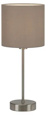 Produktbild von Tischleuchte BRILONER LEUCHTEN FABRIC, 25 W, IP20, taupe, Metall-Stoff, exkl. 1x E14, Ø 16 xcm
