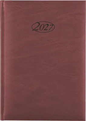 Produktbild von Buchkalender 2027 / Chefkalender / Farbe: bordeaux