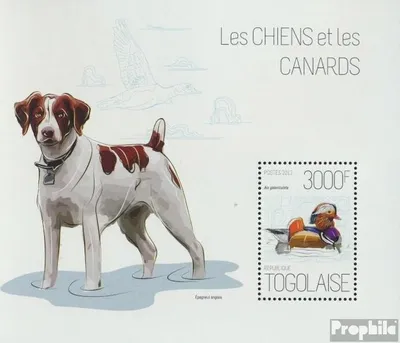 Produktbild von Briefmarken Togo 2013 Mi Block 856 (kompl. Ausgabe) postfrisch Hunde und Enten