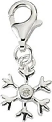 Produktbild von Charms Anhänger aus Silber: Charm Schneeflocke Weihnachten