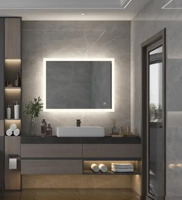 Produktbild von LED-Badezimmerspiegel, ca. 80 x 60 x 3,5