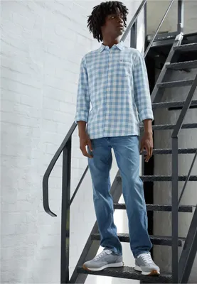 Produktbild von WRANGLER, Herren Jeanshosen, Straight fit, GREENSBORO, W31 L34, Blau, Jeans, baggyjeans, buggy
