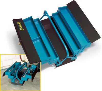 Produktbild von HAZET 190L, Werkzeugkasten, Schwarz, Blau, 210 mm, 575 mm, 245 mm, 5,2 kg