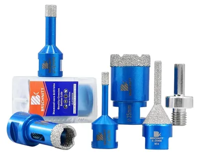 Immagine prodotto di Set di punte da trapano diamantate e frese coniche da 6/10/20/35 mm e 6-25 mm con attacco M14 per smerigliatrici angolari