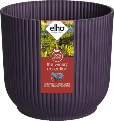 Produktbild von Blumentopf Elho Winery Kunststoff Ø 16 cm H 14,8 cm lila