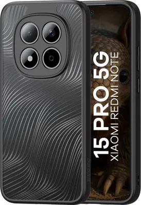 Produktbild von Xiaomi Redmi Note 15 Pro 5G Hülle - Dux Ducis Aimo Series - Transparent TPU Back Cover - Schwarz