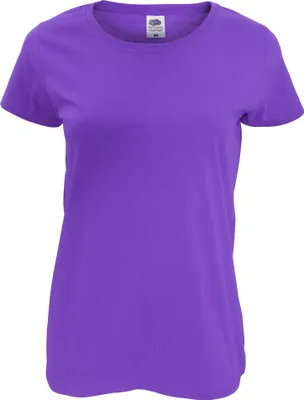 Produktbild von Fruit Of The Loom Damen Lady-Fit T-Shirt, kurzärmlig RW4724 (S) (Violett)