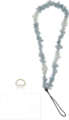Produktbild von Handyketten, Handyanhänger Perlen, Handyband, Universelles Handyarmband, Blau