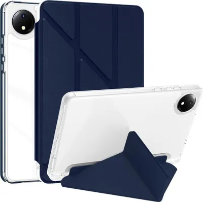 Produktbild von Xiaomi Redmi Pad SE 8.7 Hülle - Origami Klapphülle mit Schlaf/Wach-Funktion - Dunkelblau