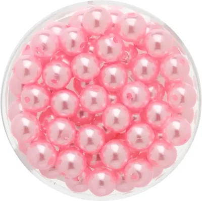 Produktbild von Wachsperlen hellrosa Ø 6 mm 60 Stück