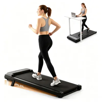 Produktbild von Treadmill Walking Pad – 5% Steigung – 6 km/h Geschwindigkeit