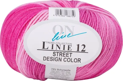 Produktbild von ONline Street Design Color, Linie 12, 50 g, ca. 210 m Farbe 120