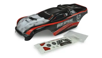 Produktbild von Amewi ET1025EX Karosserie AM10T Extreme schwarz/rot