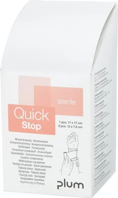 Productafbeelding van Plum Wundverband QuickStop set met 3 stuks