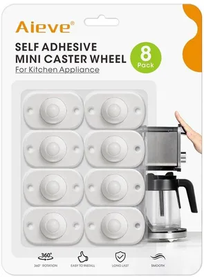 Produktbild von Mini selbstklebende Rollen für Küchengeräte - 8 Stück
