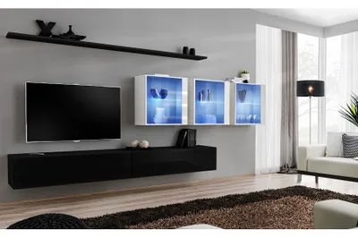 Image de Meuble pour salon RIONATA 17 - noir / blanc