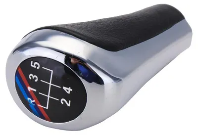 Produktbild von Lederschaltknauf für BMW // M Power // X1 X3 X5 E53, E83, E81, E82, E87, E90, E91, E92, E60, E61
