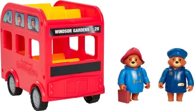 Produktbild von Paddington Regenbogen Autobus Spielzeug mit verschiebbarem Oberdeck, für 6 Figuren