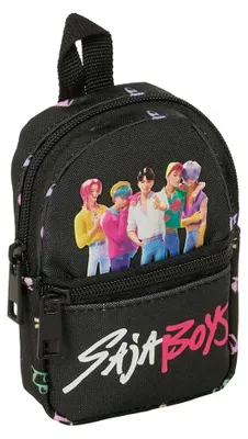 Produktbild von Safta K-pop Demon Hunters Saja Boys Brieftasche Schwarz Kinder Schwarz One Size