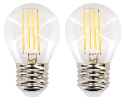 Produktbild von Bemko LED-Lampe E27 6W 700lm 2700K P45 Kugellampe, 2er