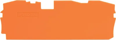 Immagine prodotto di Piastra terminale e intermedia Wago, spessore 1 mm, arancione, 1 pz.