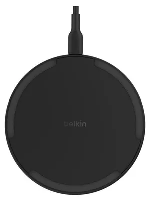 Produktbild von Belkin WIA012HQBK, Drinnen, AC, Kabelloses Aufladen, 1,5 m, Schwarz