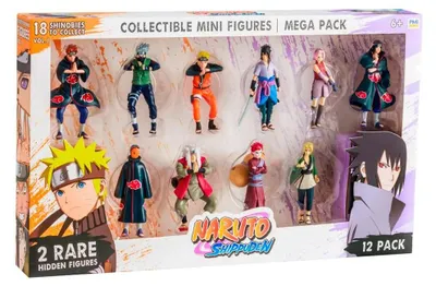 Image de Set de figurines Naruto Shippuden (pack de 12, surprise incluse)