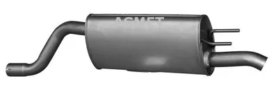 Produktbild von ASMET 05.191 Endschalldämpfer für OPEL Meriva B (S10) Auspuff