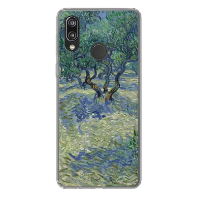 Produktbild von MuchoWow® Handyhülle Schutzhülle Hülle für Huawei P20 Lite (2020) Der Olivenhain - Vincent van Gogh Silikon Softcase Handy Hülle - Kartenhalter
