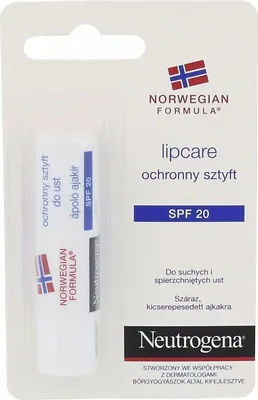 Productafbeelding van Neutrogena, beschermende lippenbalsem SPF 20, 4,8g