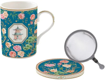 Immagine prodotto di Tazza in porcellana con colino Jardins D'Orient
