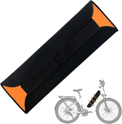 Image de Housse pour vélo électrique - Résistante aux intempéries - Protection contre le froid et la saleté - Pour cadres de vélo de 28 à 36 cm - Accessoires pour vélo électrique
