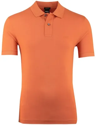 Produktbild von BOSS Black Pallas 2-Knopf-Poloshirt orange