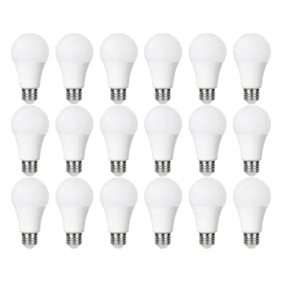 Immagine prodotto di LEXMAN - Set di 18 lampadine LED - 18 lampadine LED E27 - 1521 LM - 11,2 W equivalenti a 100 W - Ø 60 mm - 2700 K - bianco caldo