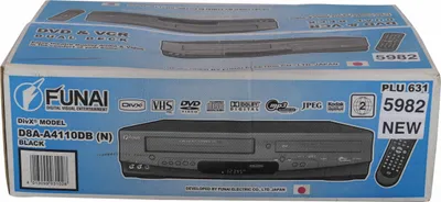 Obrázek produktu pro Funai D8A-A4110DB (N) | VHS rekordér / DVD přehrávač |  V KRABICI