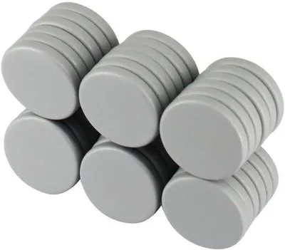 Produktbild von Neodym-Magnete - Stark und Vielseitig - Set von 36 - Grau