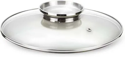 Produktbild von Glasdeckel mit Aromaknop - Durchmesser 16 cm - Hitzebeständig