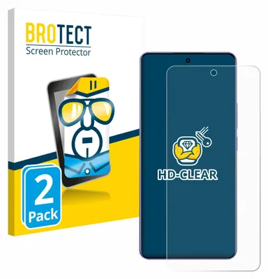 Produktbild von 2x Für realme Narzo Power Schutzfolie BROTECT Displayschutz Display Schutz Folie Klar Transparent